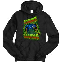 Halloween Monster Zombie Gaming Video Gamer Addict Tie Dye Hoodie