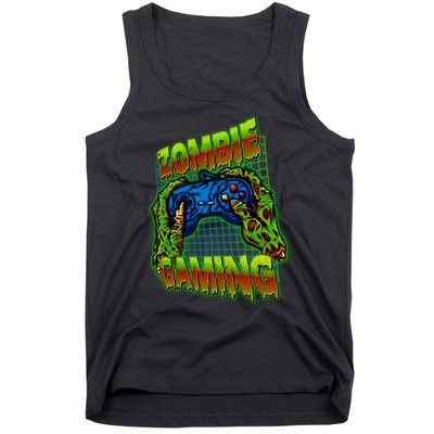 Halloween Monster Zombie Gaming Video Gamer Addict Tank Top