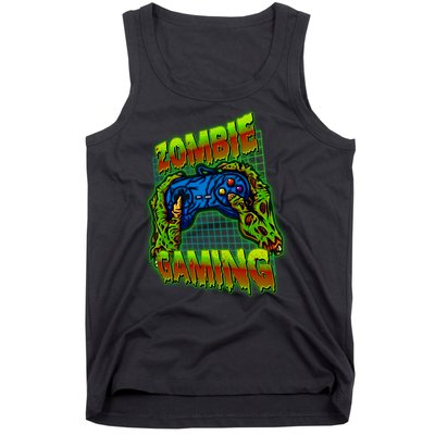 Halloween Monster Zombie Gaming Video Gamer Addict Tank Top