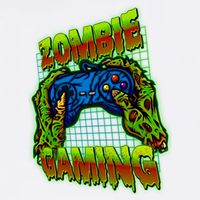 Halloween Monster Zombie Gaming Video Gamer Addict Garment-Dyed Sweatshirt