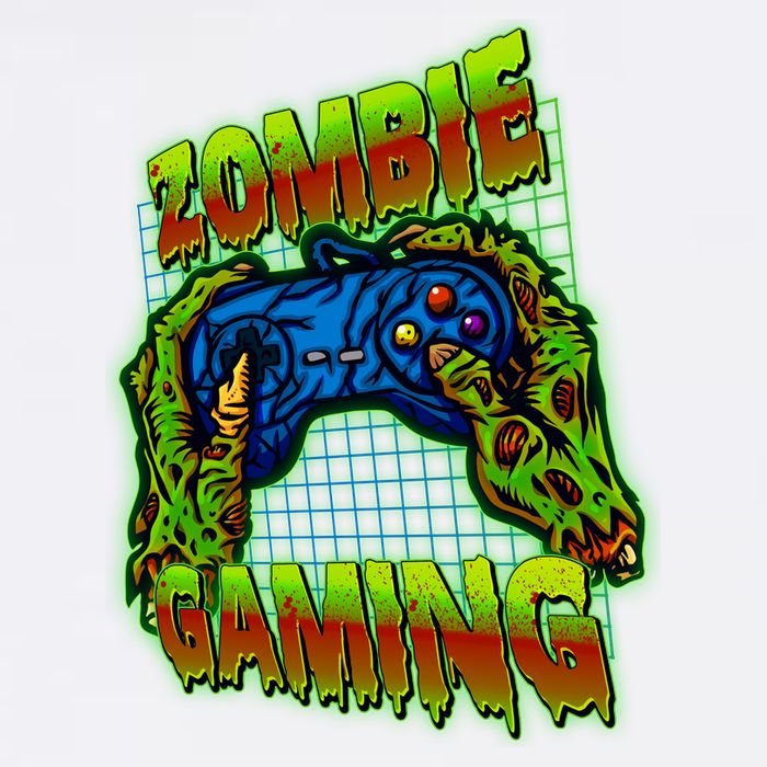 Halloween Monster Zombie Gaming Video Gamer Addict Garment-Dyed Sweatshirt