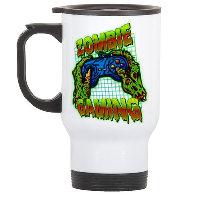 Halloween Monster Zombie Gaming Video Gamer Addict Stainless Steel Travel Mug