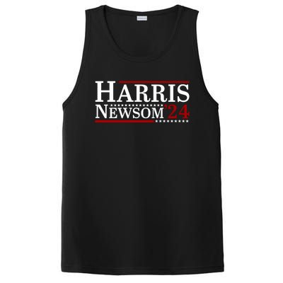 Harris Newsom 2024 For President Kamala Harris Gavin Newsom PosiCharge Competitor Tank