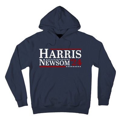 Harris Newsom 2024 For President Kamala Harris Gavin Newsom Hoodie