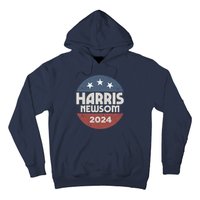 Harris Newsom 2024 For President Kamala Harris Gavin Newsom Hoodie