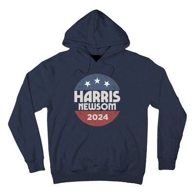 Harris Newsom 2024 For President Kamala Harris Gavin Newsom Hoodie