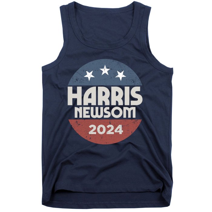 Harris Newsom 2024 For President Kamala Harris Gavin Newsom Tank Top