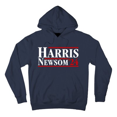 Harris Newsom 2024 For President Kamala Harris Gavin Newsom Hoodie