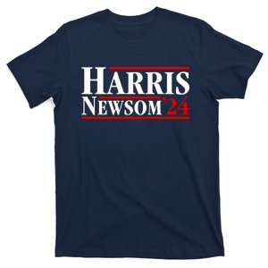 Harris Newsom 2024 For President Kamala Harris Gavin Newsom T-Shirt