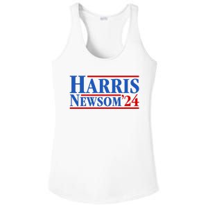 Harris Newsom 2024 For President Kamala Harris Gavin Newsom Ladies PosiCharge Competitor Racerback Tank