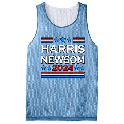 Harris Newsom 2024 For President Mesh Reversible Basketball Jersey Tank