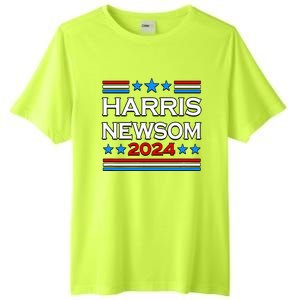 Harris Newsom 2024 For President Tall Fusion ChromaSoft Performance T-Shirt