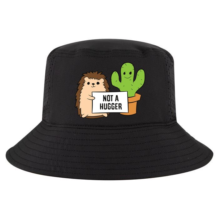 Hedgehog Not A Hugger Cactus Hedgehog Great Gift Cool Comfort Performance Bucket Hat