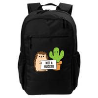 Hedgehog Not A Hugger Cactus Hedgehog Great Gift Backpack