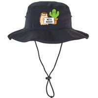 Hedgehog Not A Hugger Cactus Hedgehog Great Gift Bucket Hat