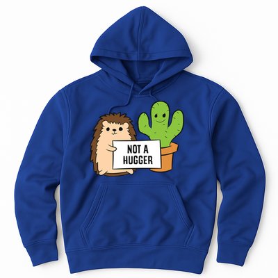 Hedgehog Not A Hugger Cactus Hedgehog Great Gift Hoodie