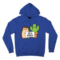 Hedgehog Not A Hugger Cactus Hedgehog Great Gift Hoodie