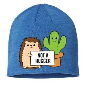 Hedgehog Not A Hugger Cactus Hedgehog Great Gift Sustainable Beanie