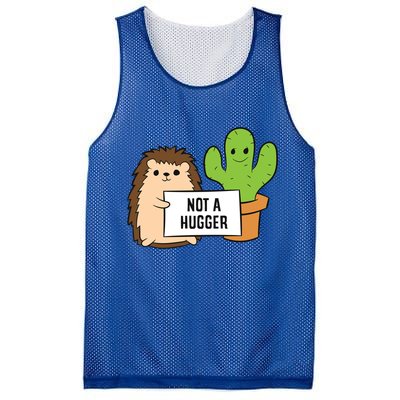 Hedgehog Not A Hugger Cactus Hedgehog Great Gift Mesh Reversible Basketball Jersey Tank
