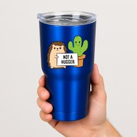 Hedgehog Not A Hugger Cactus Hedgehog Great Gift Tumbler