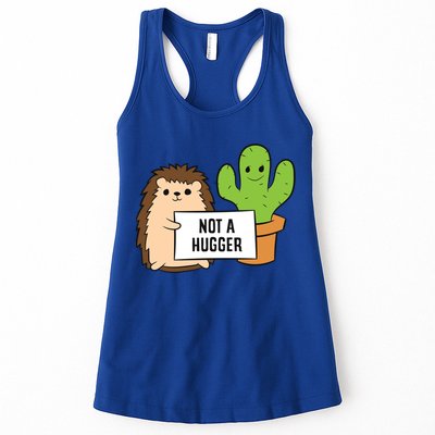 Hedgehog Not A Hugger Cactus Hedgehog Great Gift Womens Tank Top