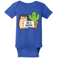 Hedgehog Not A Hugger Cactus Hedgehog Great Gift Baby Bodysuit