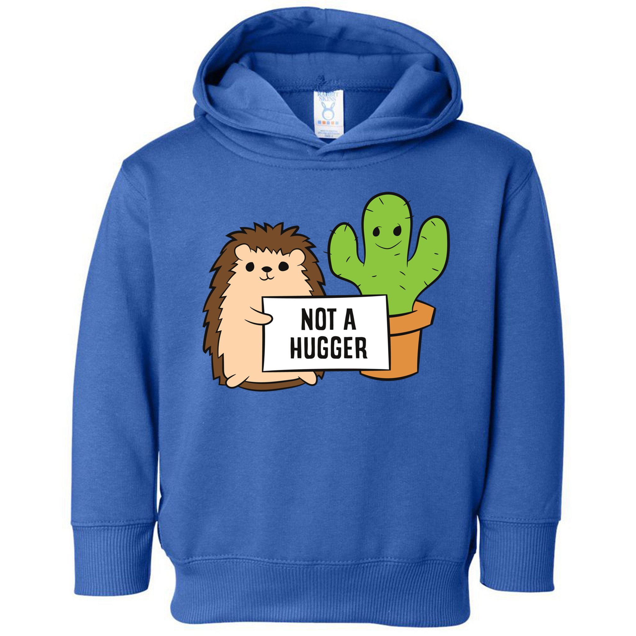 Hedgehog Not A Hugger Cactus Hedgehog Great Gift Toddler Hoodie