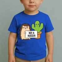 Hedgehog Not A Hugger Cactus Hedgehog Great Gift Toddler T-Shirt