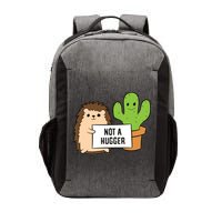 Hedgehog Not A Hugger Cactus Hedgehog Great Gift Vector Backpack