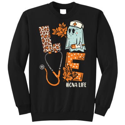 Halloween Nurse Assistant Shirts Love Cna Life Stethoscope Sweatshirt