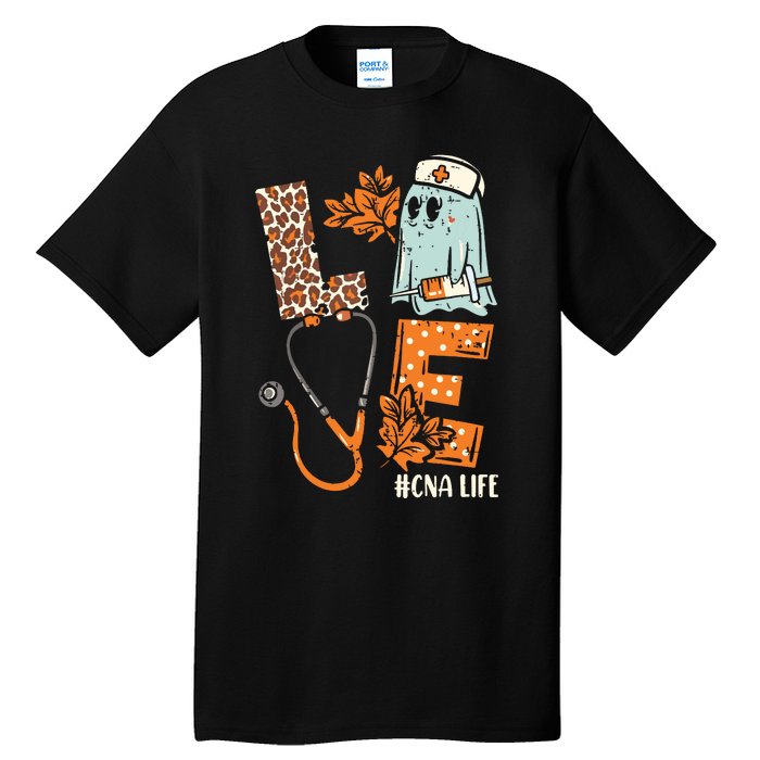 Halloween Nurse Assistant Shirts Love Cna Life Stethoscope Tall T-Shirt