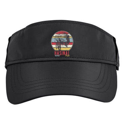Hasinai Native American Indian Tribe Respect Pride Retro Sun Gift Adult Drive Performance Visor