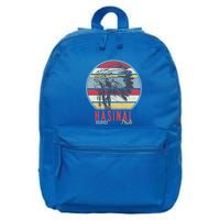 Hasinai Native American Indian Tribe Respect Pride Retro Sun Gift 16 in Basic Backpack
