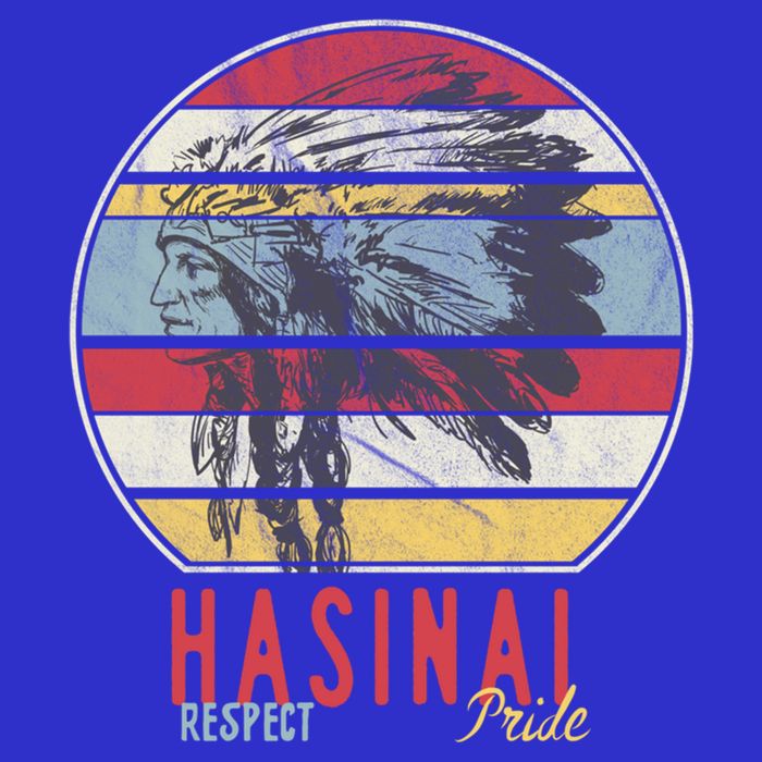 Hasinai Native American Indian Tribe Respect Pride Retro Sun Gift 16 in Basic Backpack