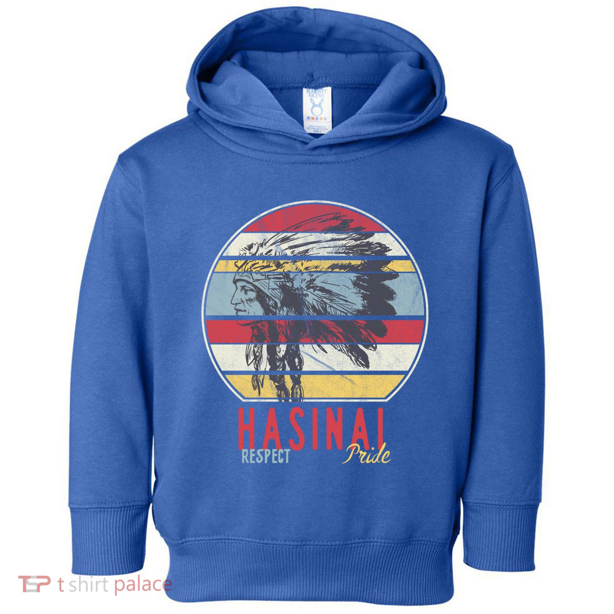 Hasinai Native American Indian Tribe Respect Pride Retro Sun Gift Toddler Hoodie