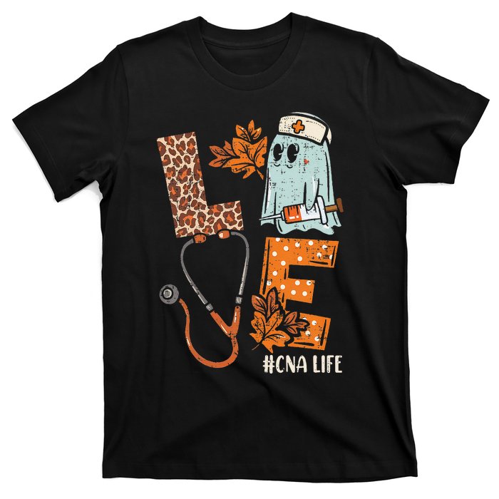 Halloween Nurse Assistant Love Cna Life Stethoscope Gift T-Shirt