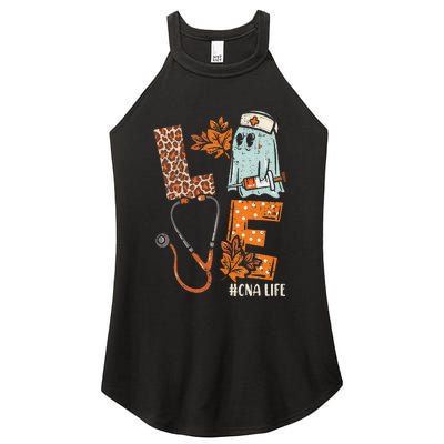 Halloween Nurse Assistant Love Cna Life Stethoscope Gift Women's Perfect Tri Rocker Tank