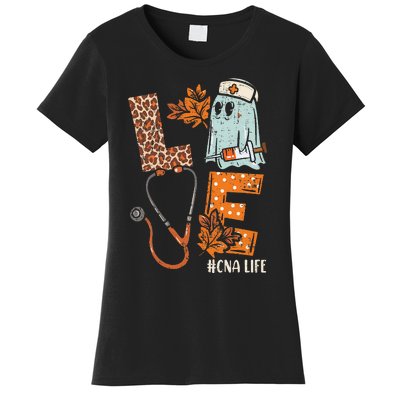 Halloween Nurse Assistant Love Cna Life Stethoscope Gift Women's T-Shirt