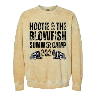 Hootie N Blowfish Summer Camp Vintage Colorblast Crewneck Sweatshirt