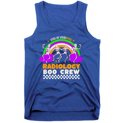 Halloween Nurse Boo Crew Radiology Nursing Dancing Skeleton Meaningful Gift Tank Top