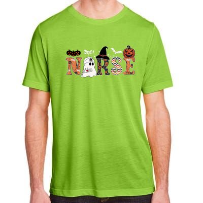 Halloween Nurse Boo Boo Crew Nurse Funny Ghost Gift Adult ChromaSoft Performance T-Shirt