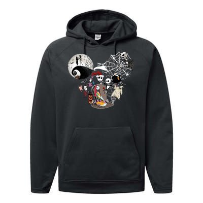 Head Nightmare Before Jack And Sally Halloween Oogie With Bash Performance Fleece Hoodie