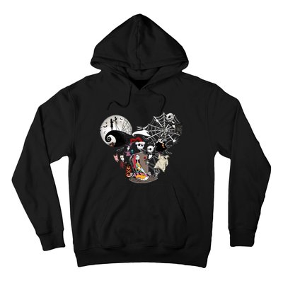 Head Nightmare Before Jack And Sally Halloween Oogie With Bash Hoodie