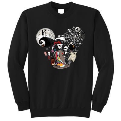 Head Nightmare Before Jack And Sally Halloween Oogie With Bash Sweatshirt