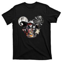 Head Nightmare Before Jack And Sally Halloween Oogie With Bash T-Shirt