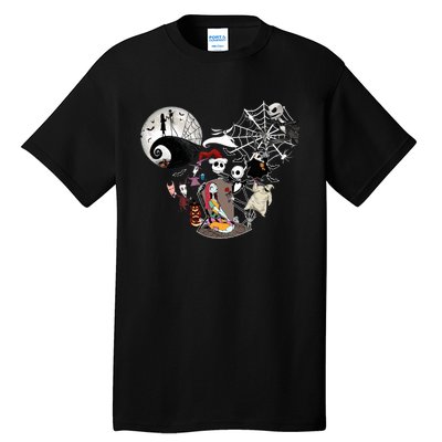 Head Nightmare Before Jack And Sally Halloween Oogie With Bash Tall T-Shirt