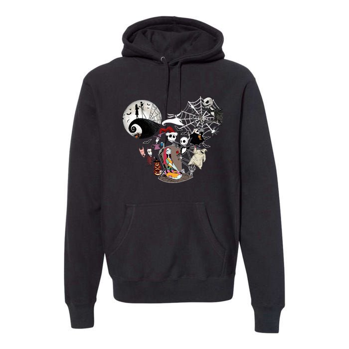 Head Nightmare Before Jack And Sally Halloween Oogie With Bash Premium Hoodie