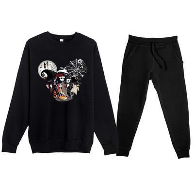 Head Nightmare Before Jack And Sally Halloween Oogie With Bash Premium Crewneck Sweatsuit Set