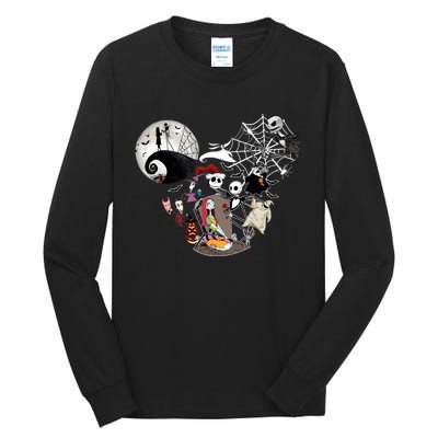 Head Nightmare Before Jack And Sally Halloween Oogie With Bash Tall Long Sleeve T-Shirt