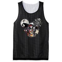 Head Nightmare Before Jack And Sally Halloween Oogie With Bash Mesh Reversible Basketball Jersey Tank